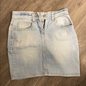 Light blue Denim skirt